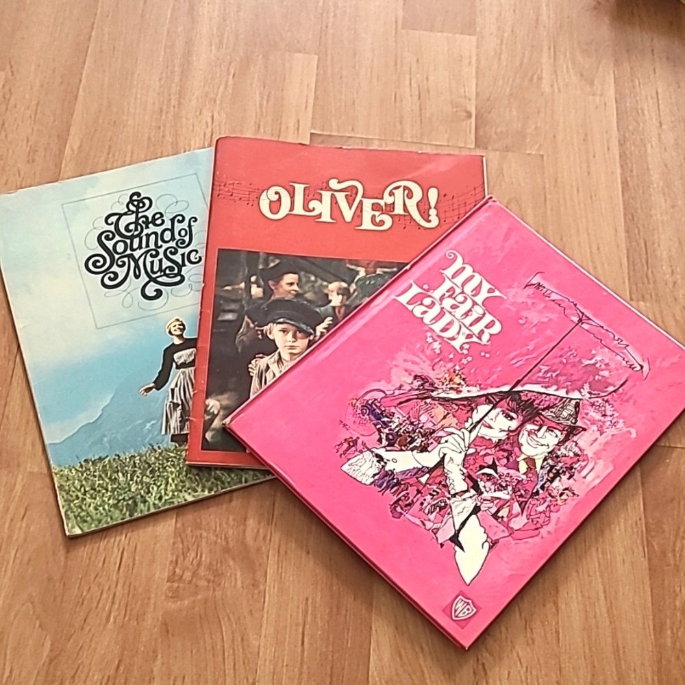 Vintage Movie Musical Excerpts Books set of 3